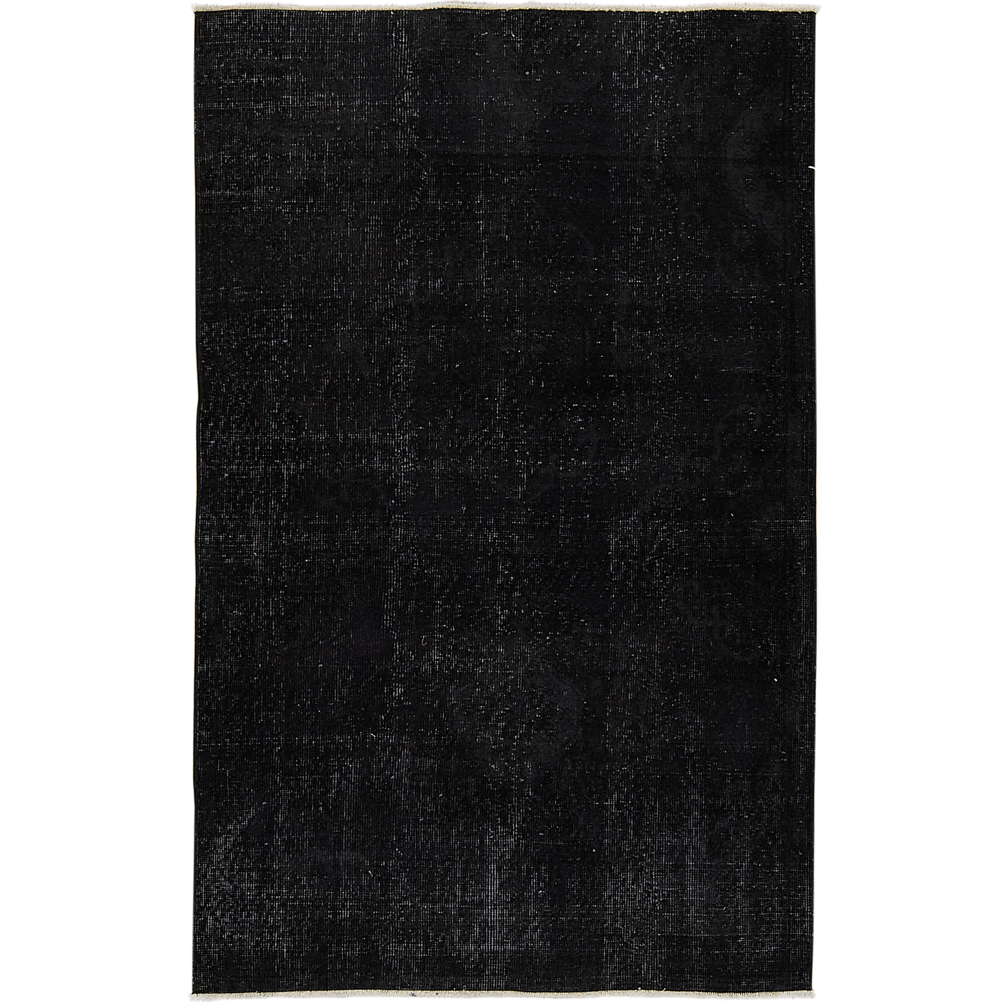 Gaeriel | Chic Black Overdyed Wool Rug | Kuden Rugs