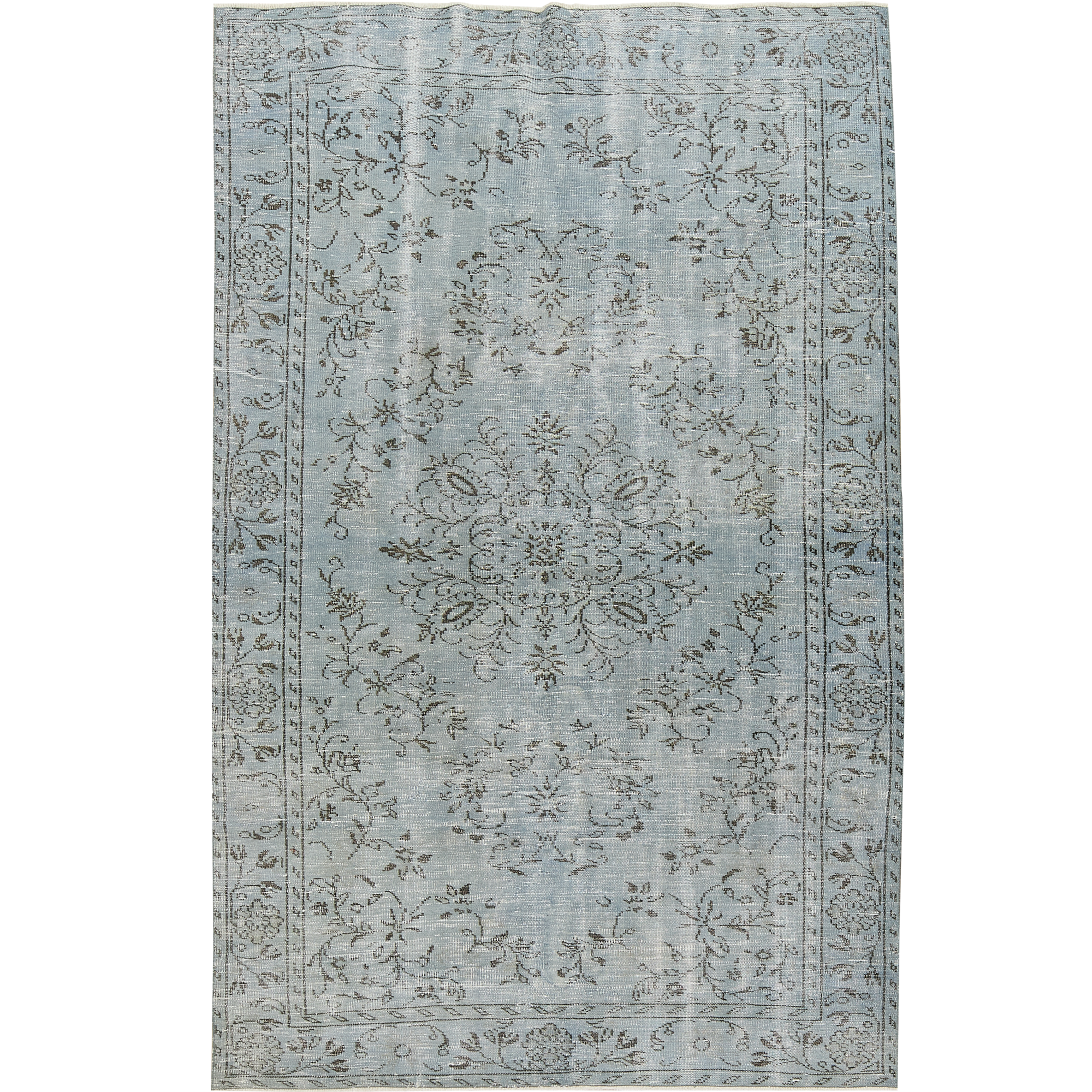 Galaina | Luxurious Blue Medallion Rug | Kuden Rugs