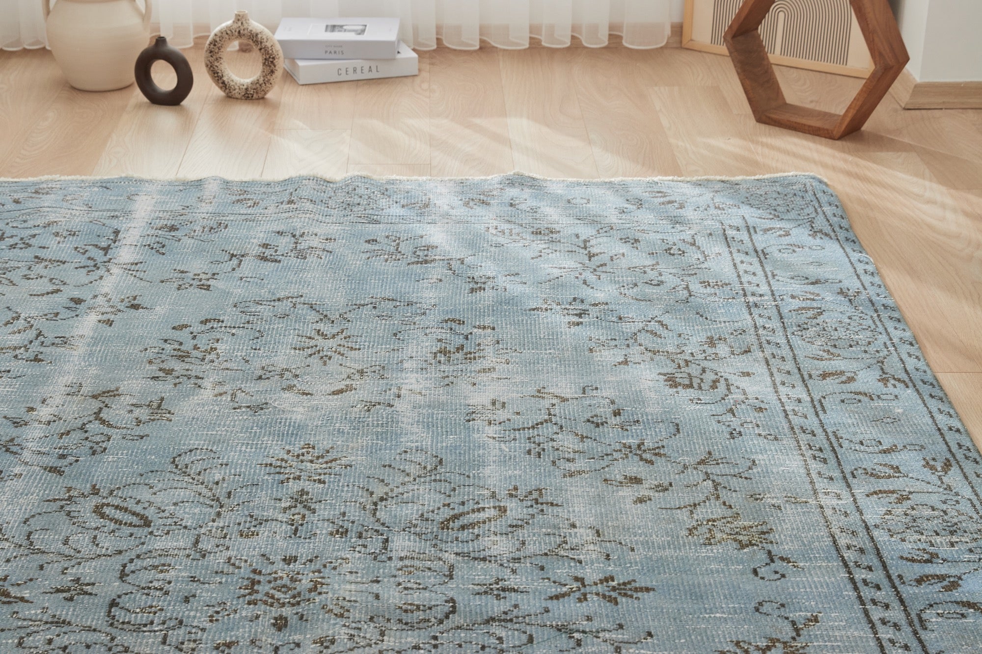 Galaina | Hand-Knotted Vintage Area Elegance | Kuden Rugs