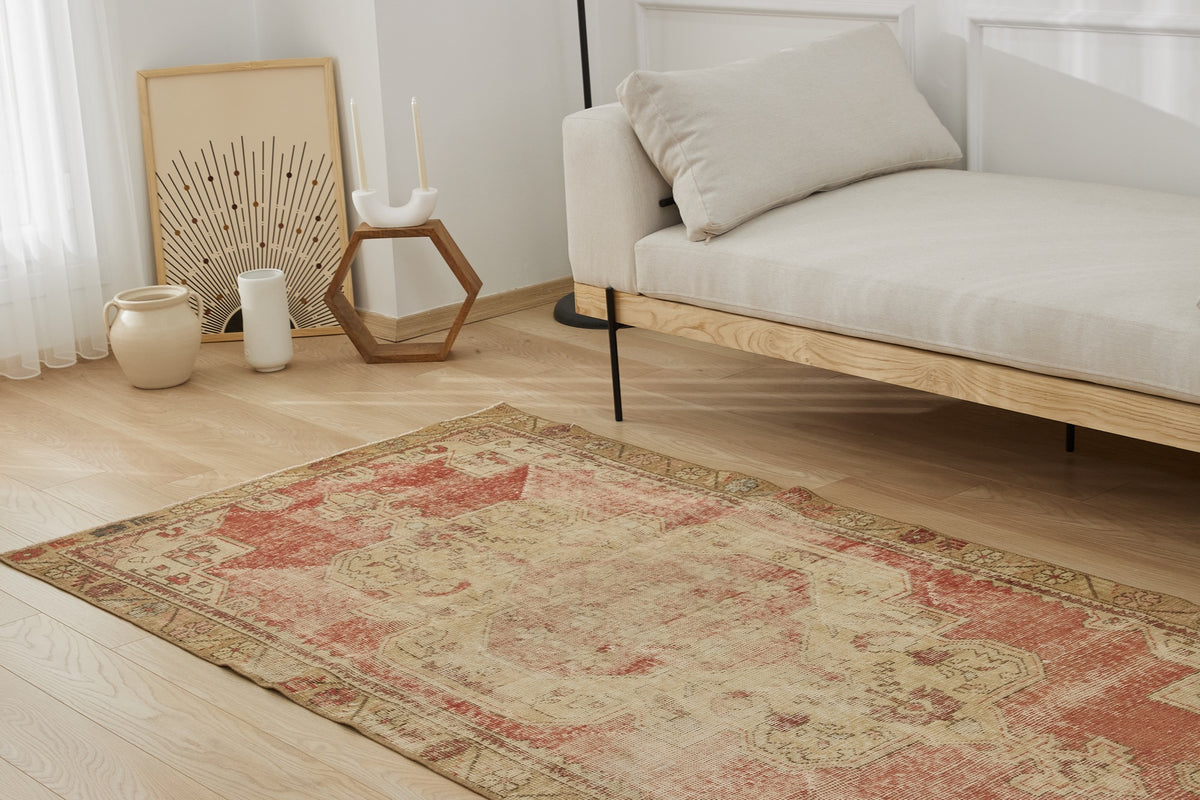Turkish Anatolian Rug | Gida's Geometric Elegance | Kuden Rugs