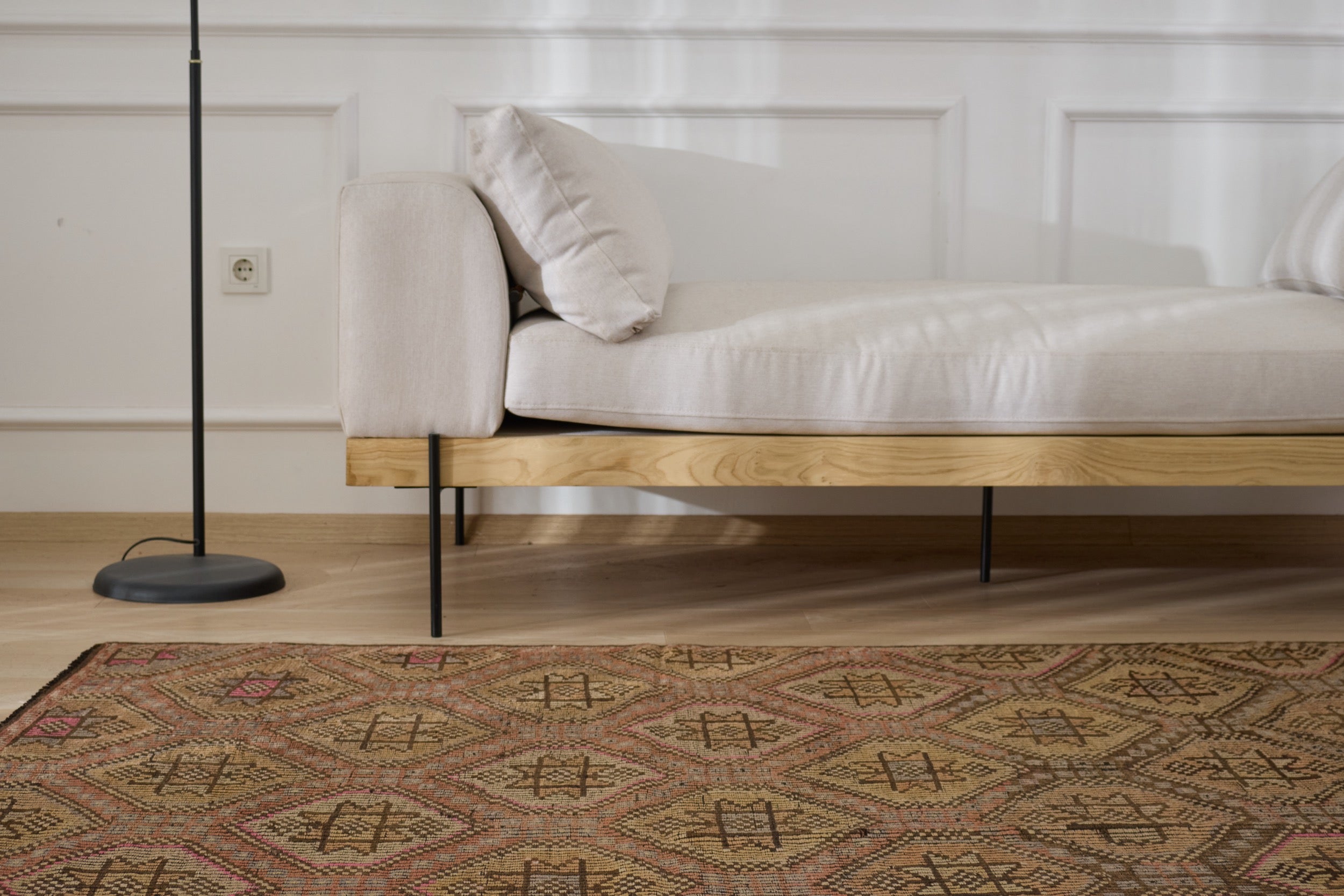 Handwoven tradition meets modern style: The Gillian Rug. | Kuden Rugs