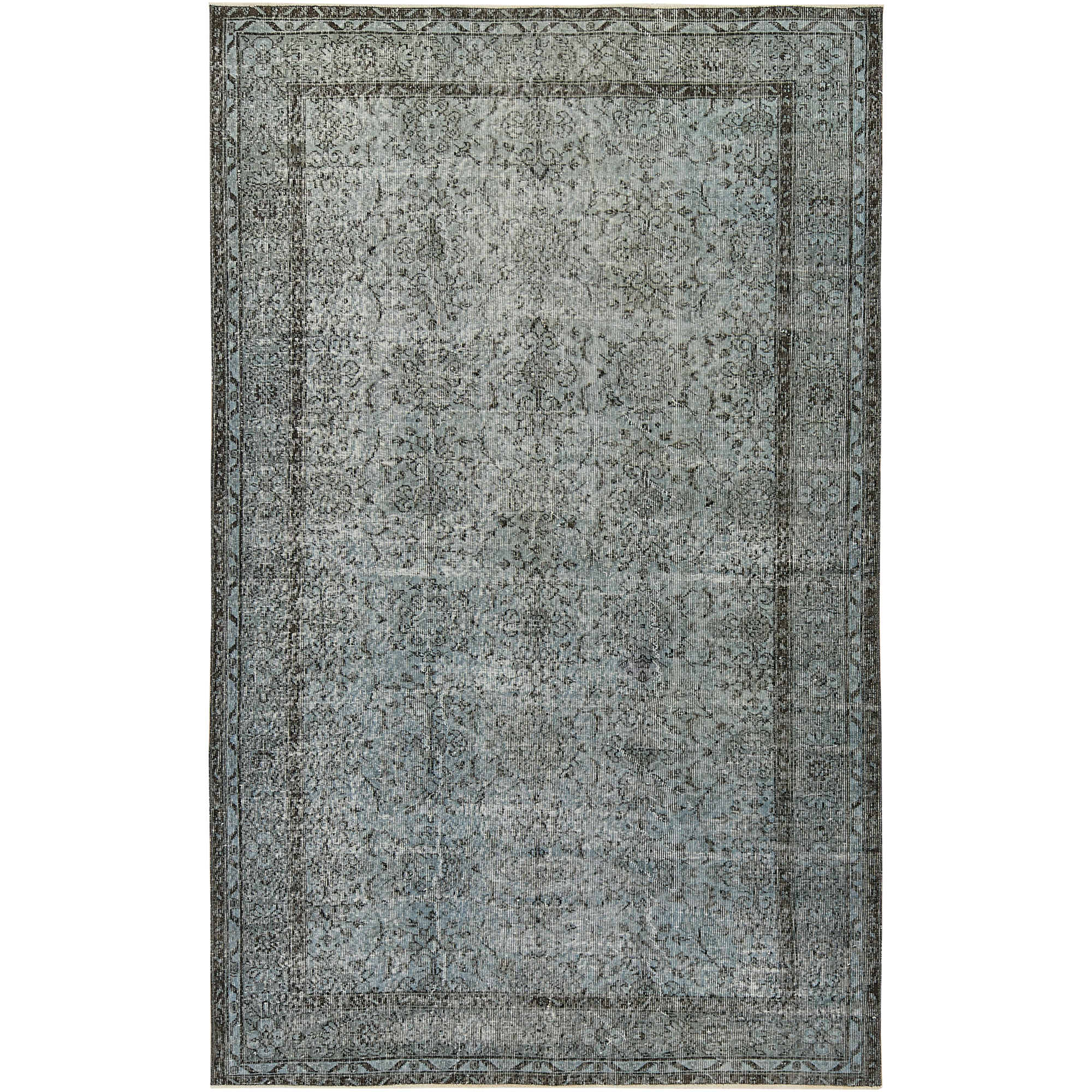 Grace | Serene Blue Overdyed Area Rug | Kuden Rugs