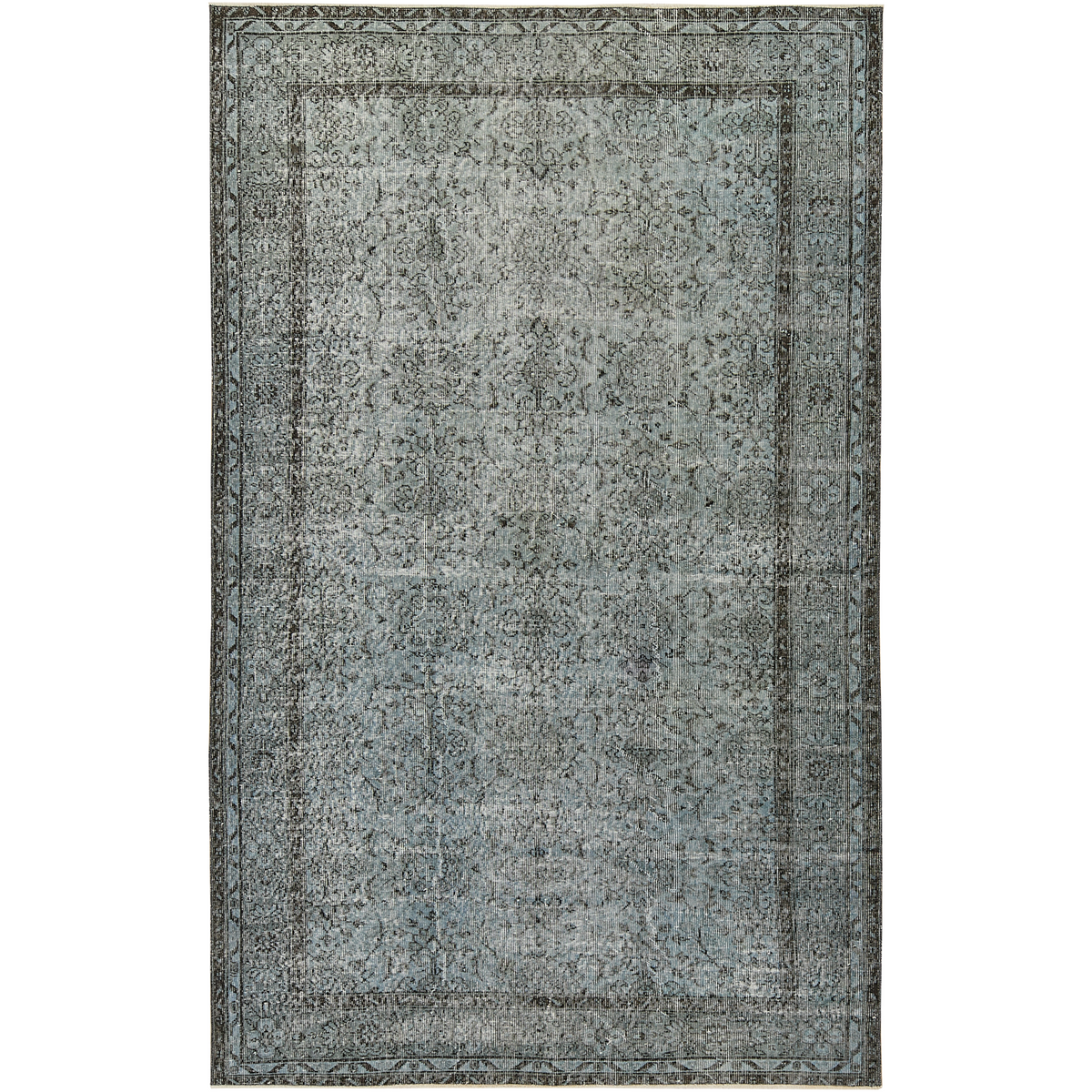 Grace | Serene Blue Overdyed Area Rug | Kuden Rugs