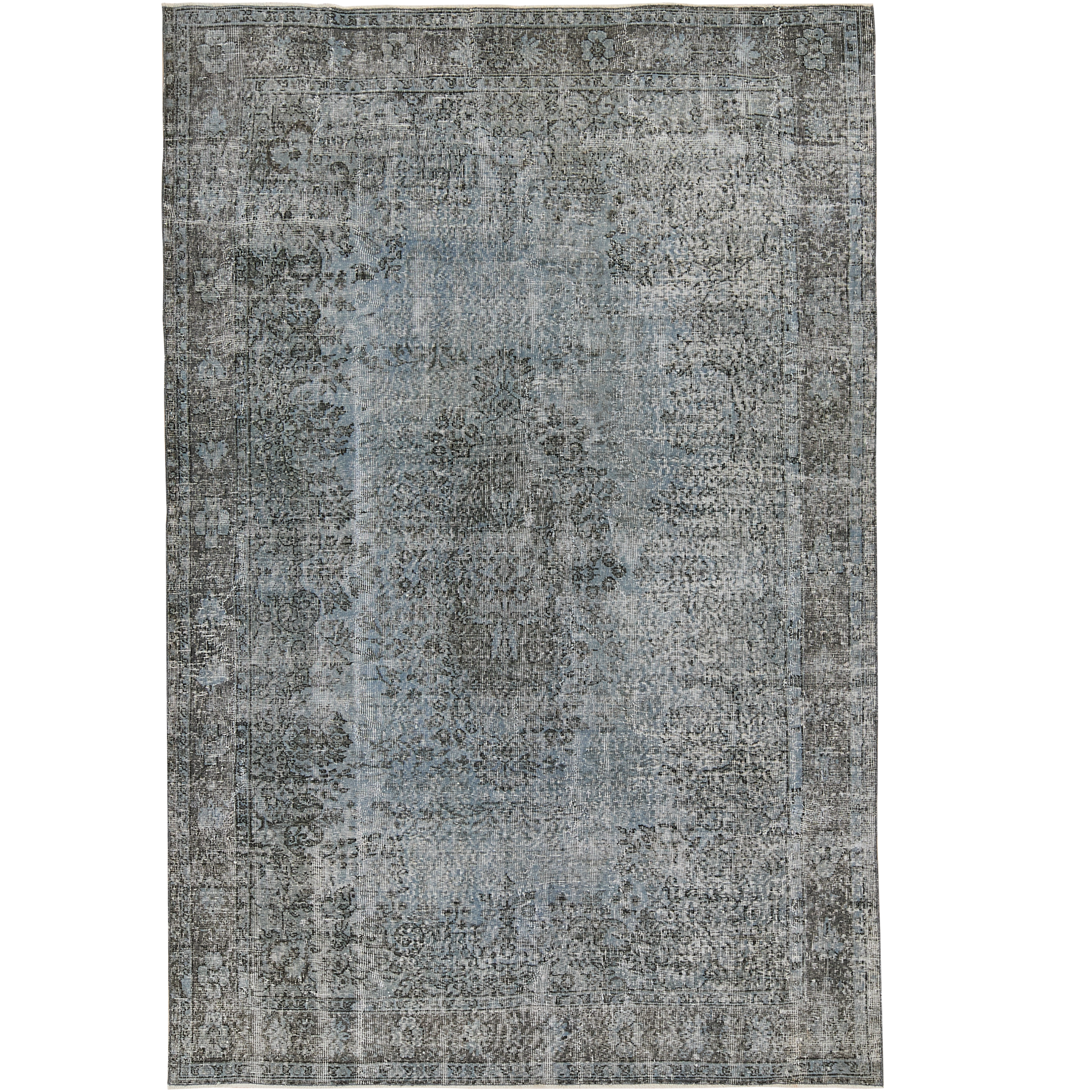 Greer | Serene Blue Medallion Area Rug | Kuden Rugs