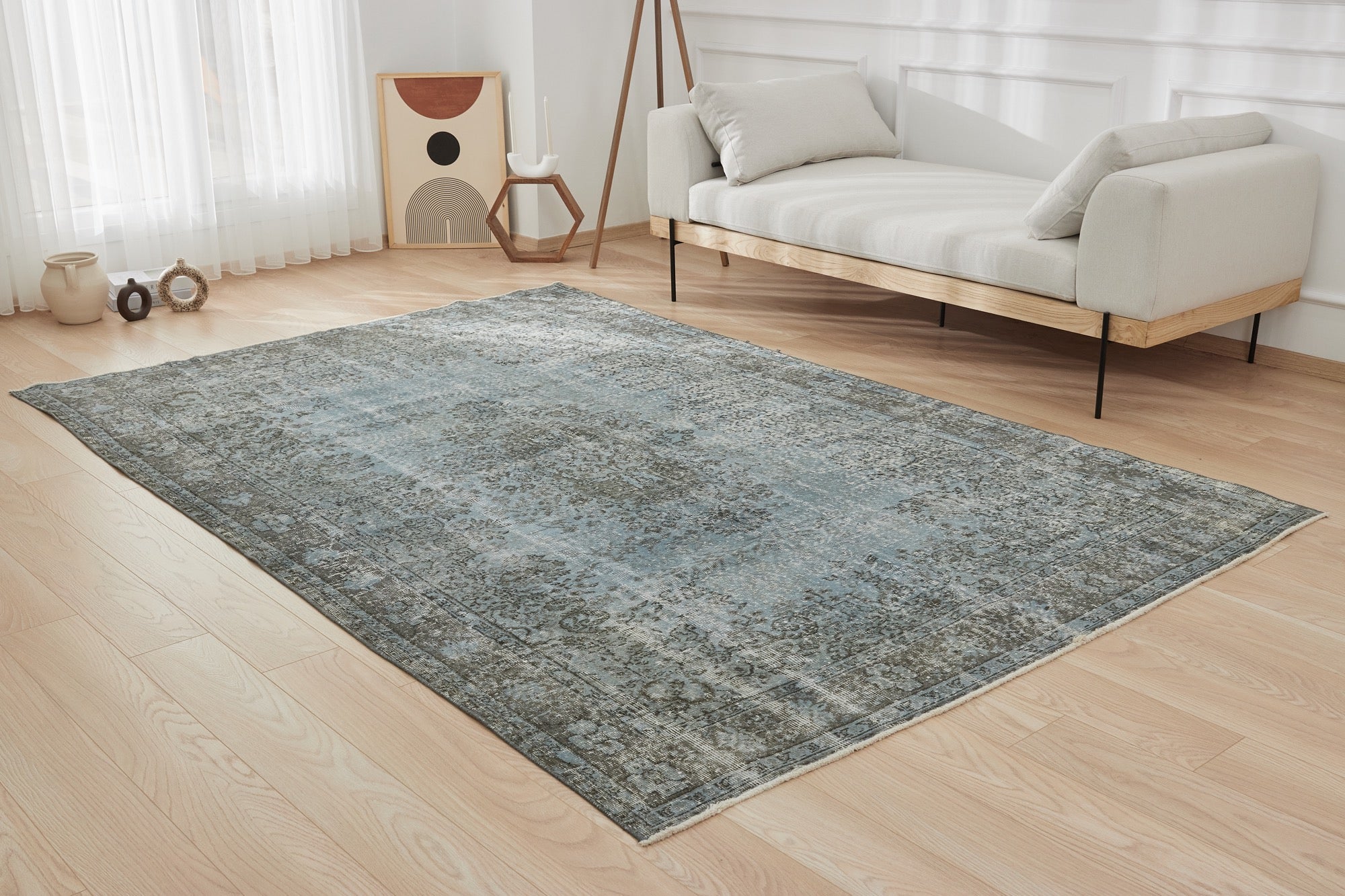 Greer | Overdyed Vintage Turkish Carpet | Kuden Rugs