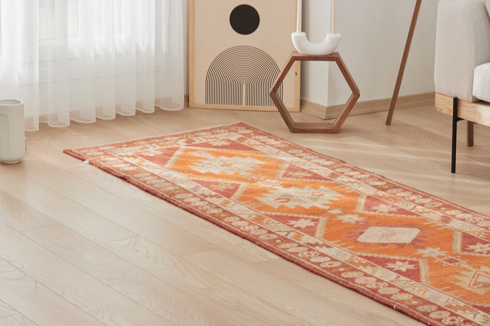 Gretel | Hand-Knotted Turkish Runner | Kuden Rugs