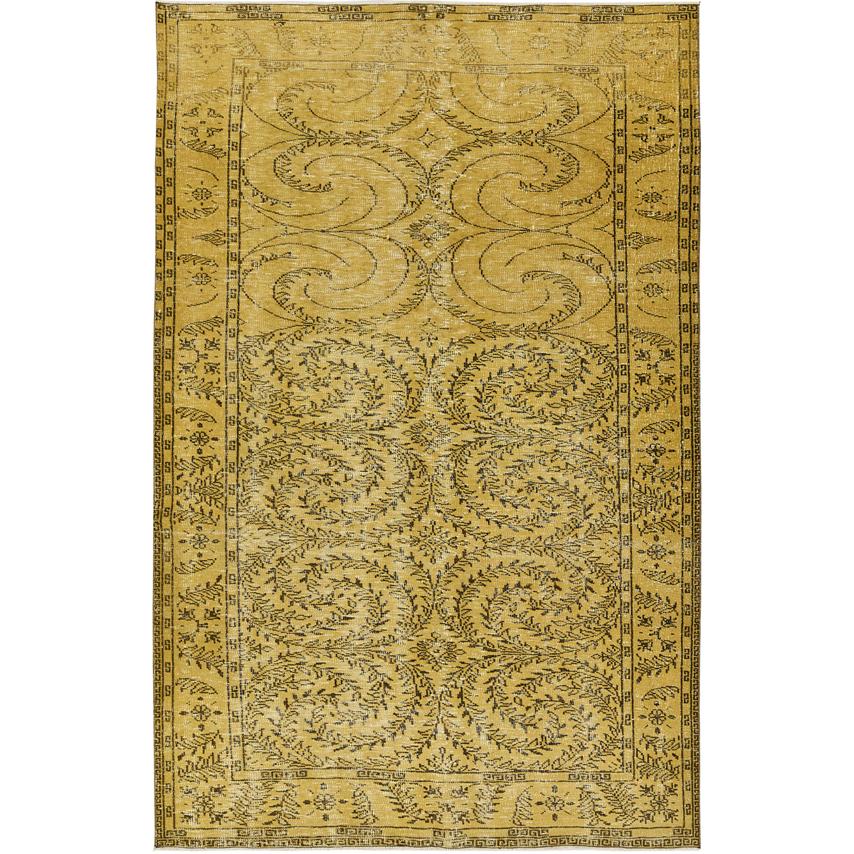 Hallam | Sun-Kissed Yellow Area Rug | Kuden Rugs