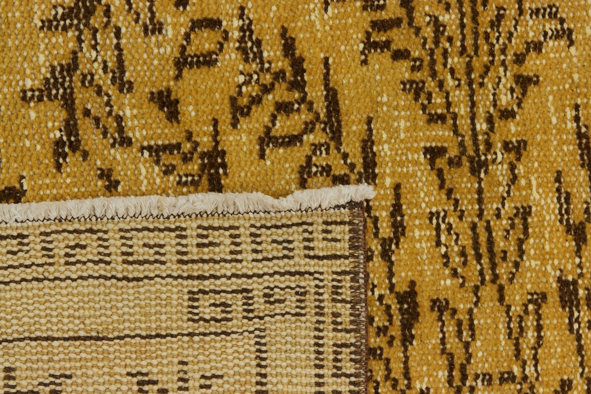Hallam | Timeless Turkish Elegance in Yellow | Kuden Rugs