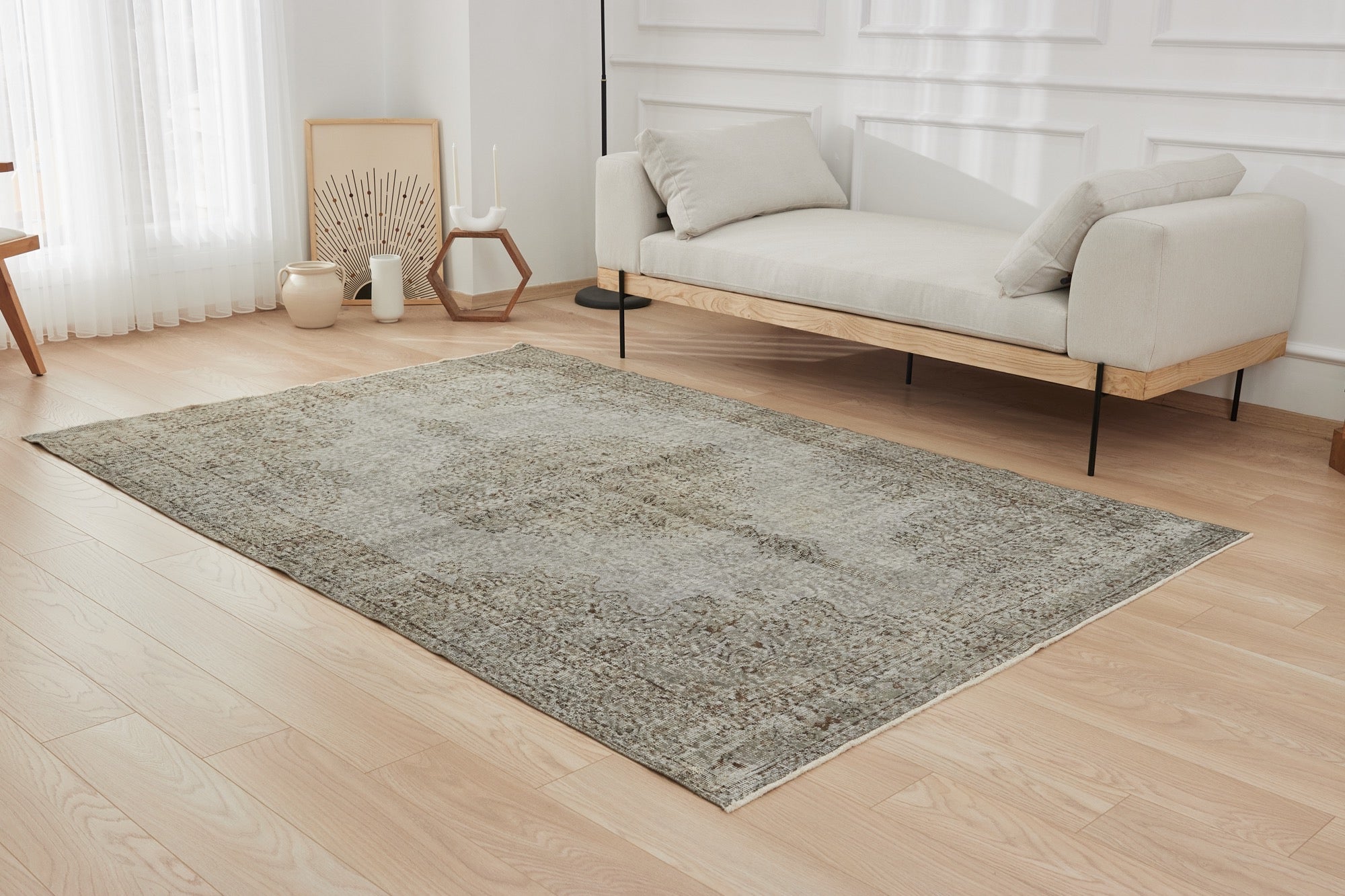 Haloona | Hand-Knotted Vintage Turkish Elegance | Kuden Rugs