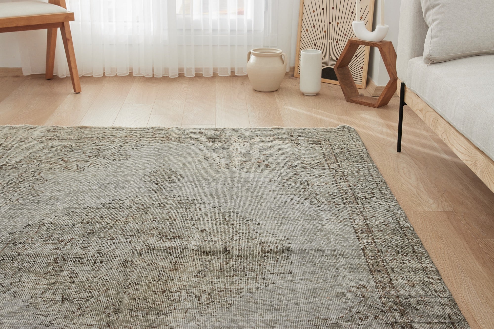 The Haloona Essence | Overdyed Area Rug Sophistication | Kuden Rugs