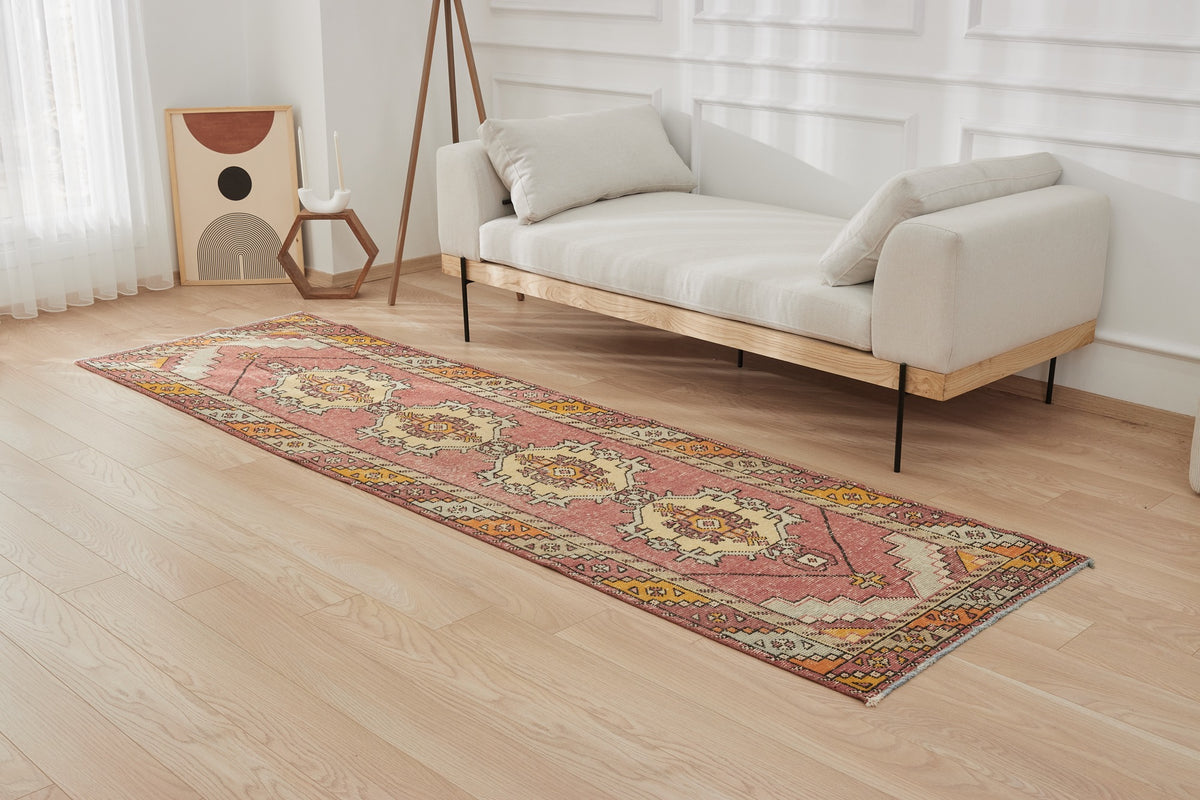 Icy | Pink Elegance | Authentic Runner Carpet | Kuden Rugs