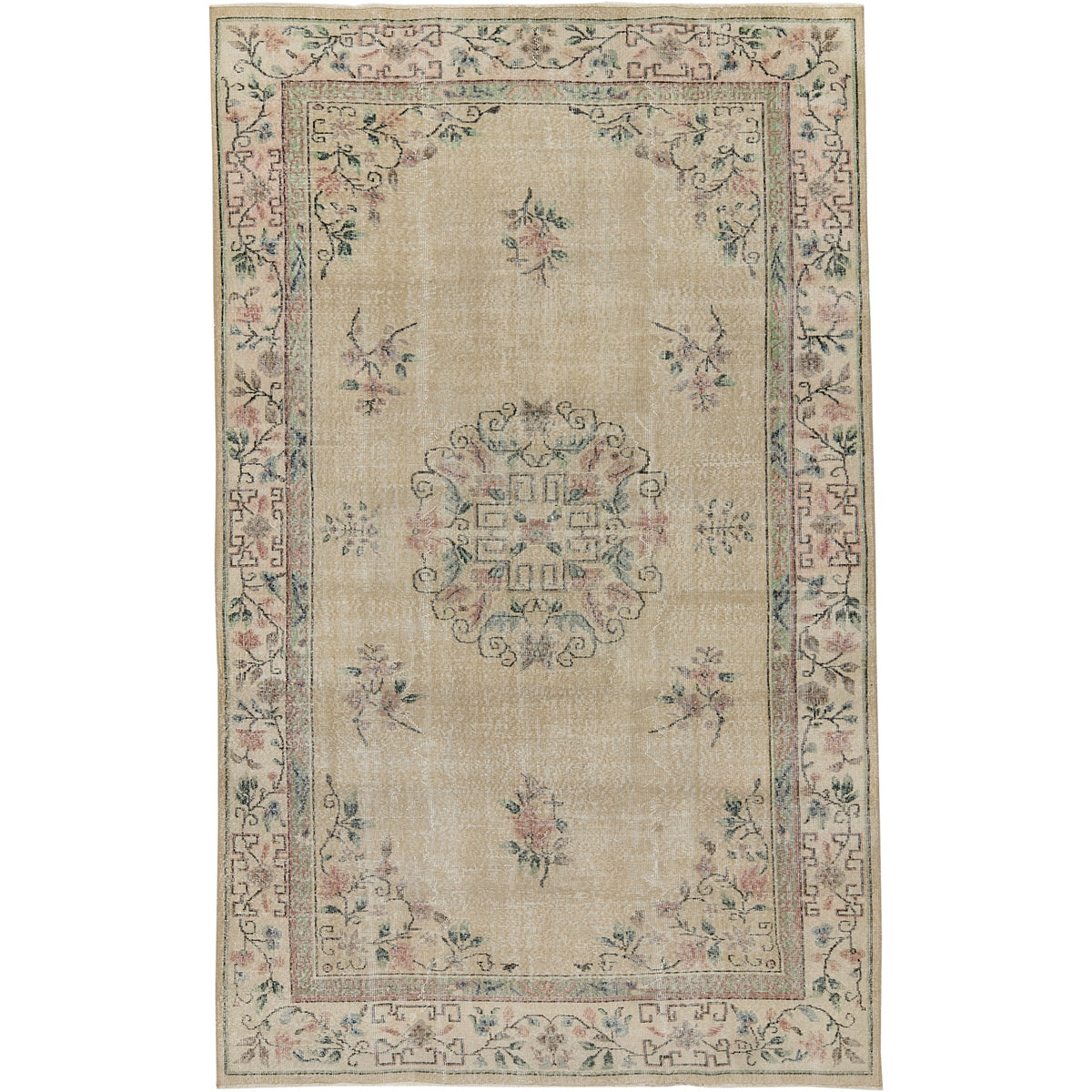 Idun | Medallion Vintage | Hand-Knotted Turkish Area Rug | Kuden Rugs