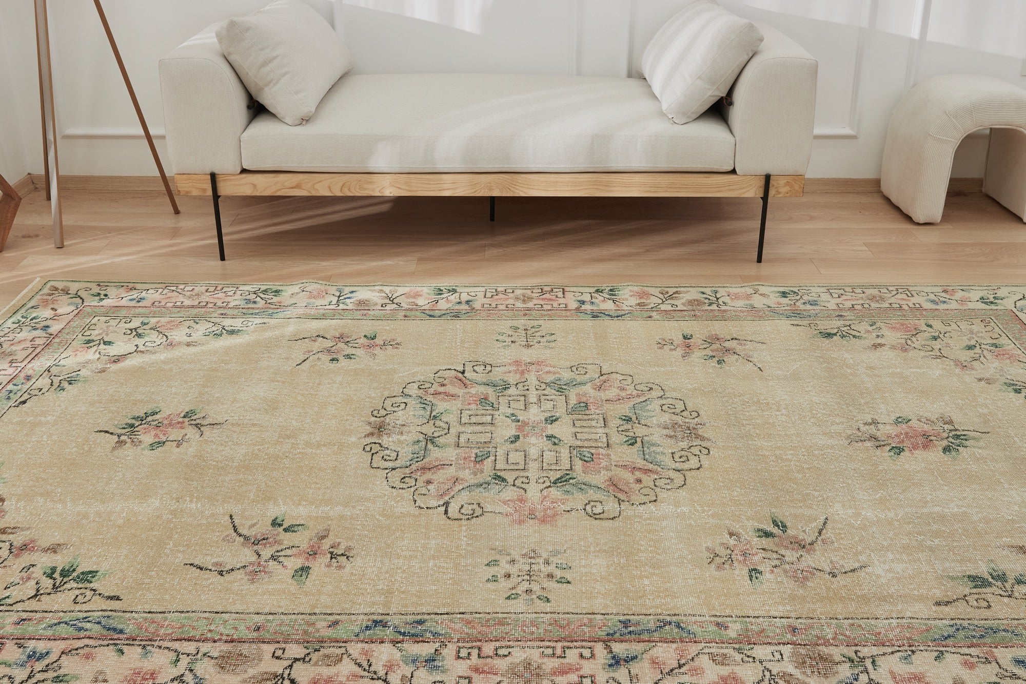 Idun | 1970's Wool Charm | Antique washed Turkish Artistry | Kuden Rugs