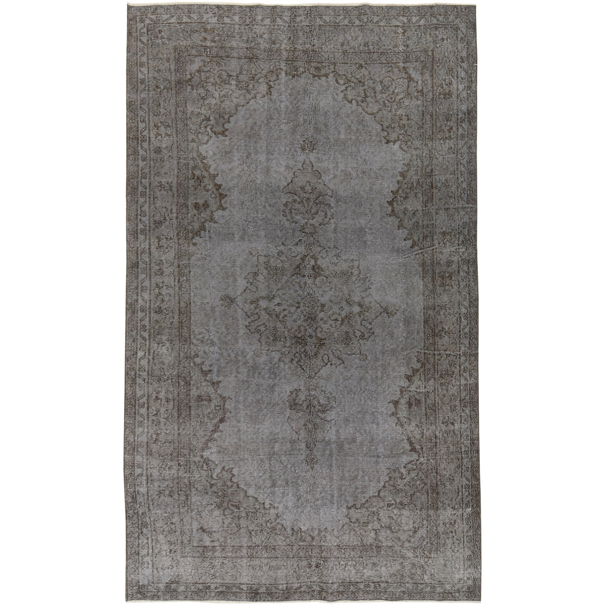 Ilynah | Graceful Gray Medallion Rug | Kuden Rugs