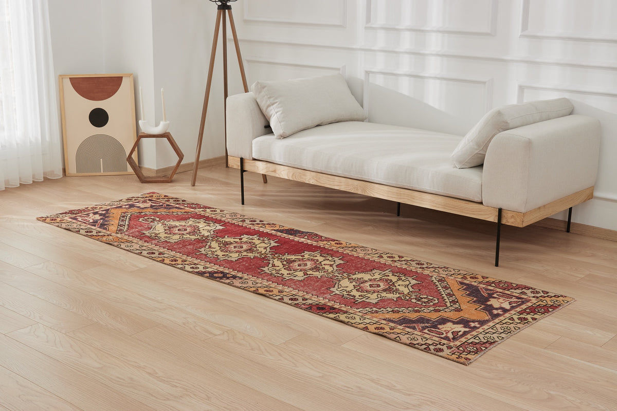 Ivanka | Medallion Splendor | Hand-Knotted Turkish Runner | Kuden Rugs