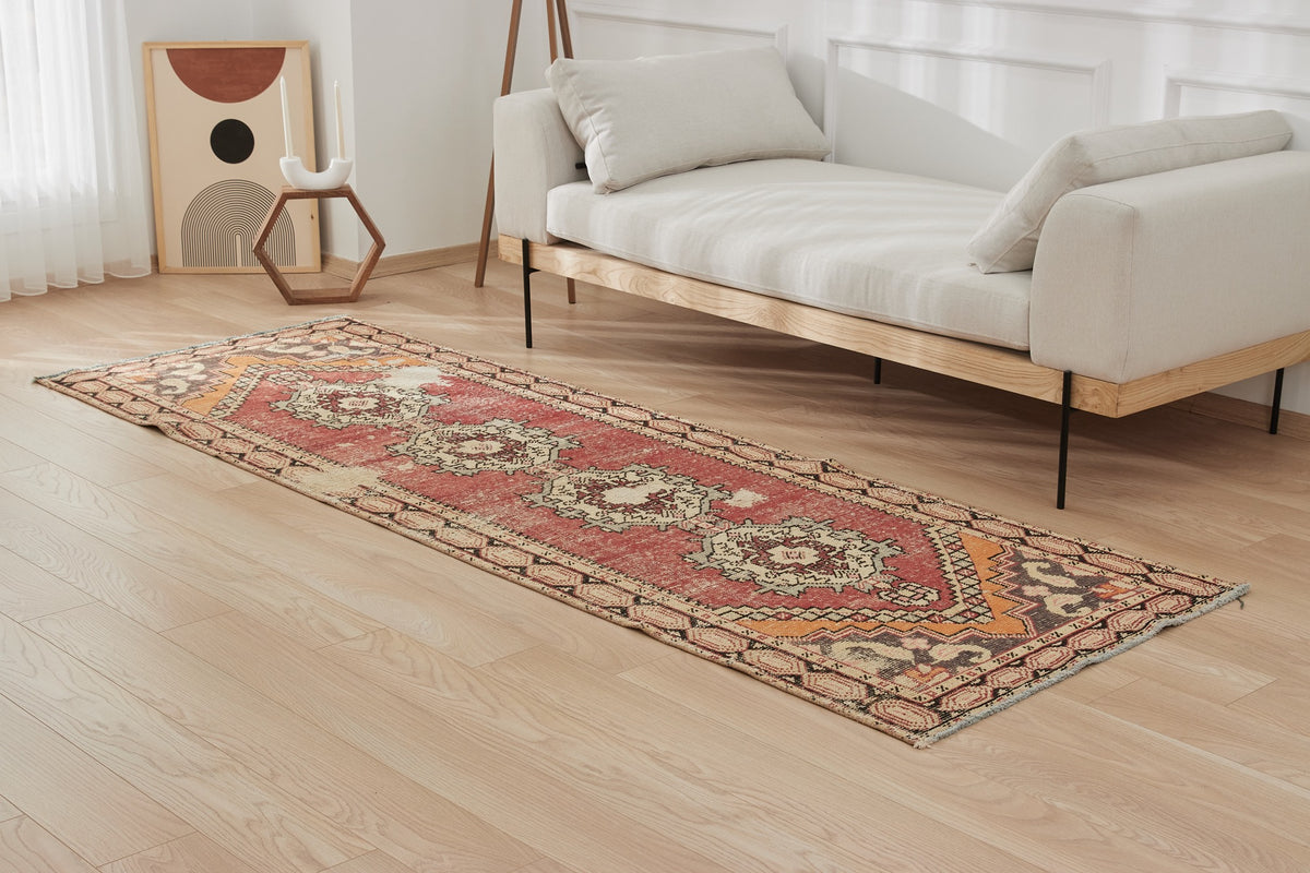 Jaciela | Red Elegance | Authentic Runner Carpet | Kuden Rugs