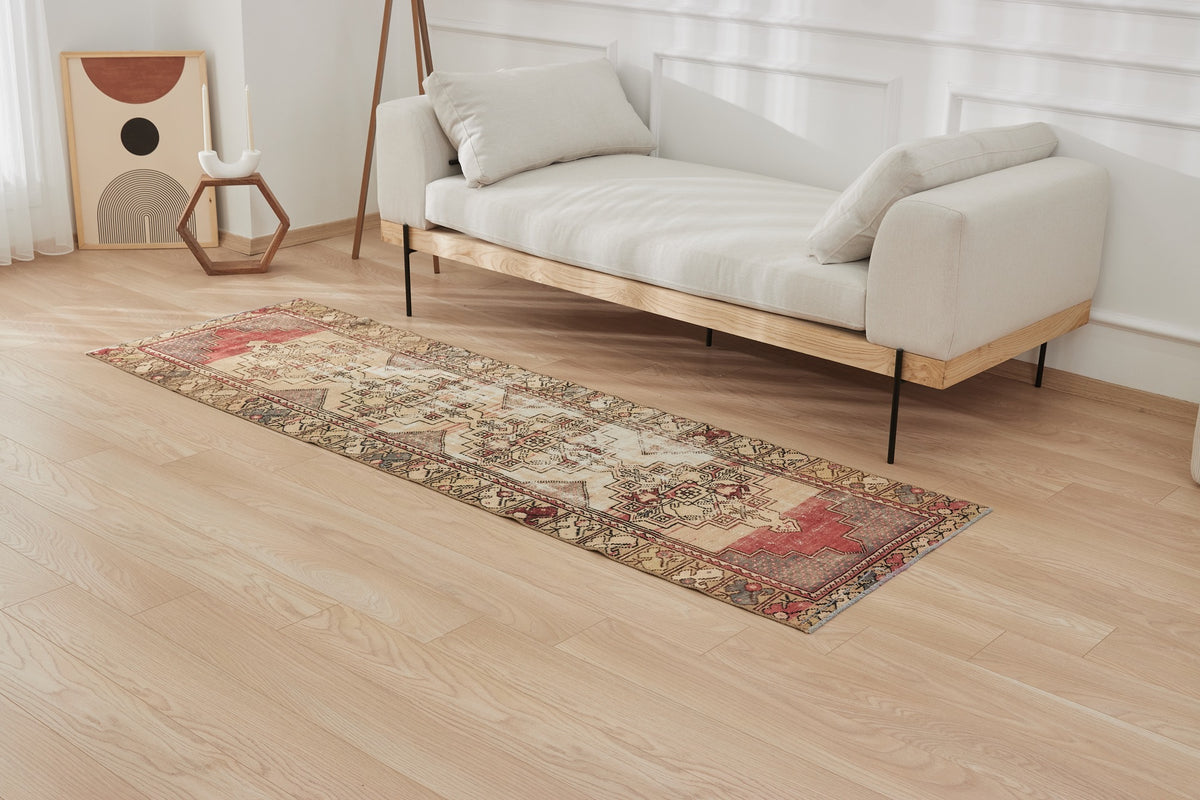 Jaciele | Beige Elegance | Authentic Runner Carpet | Kuden Rugs