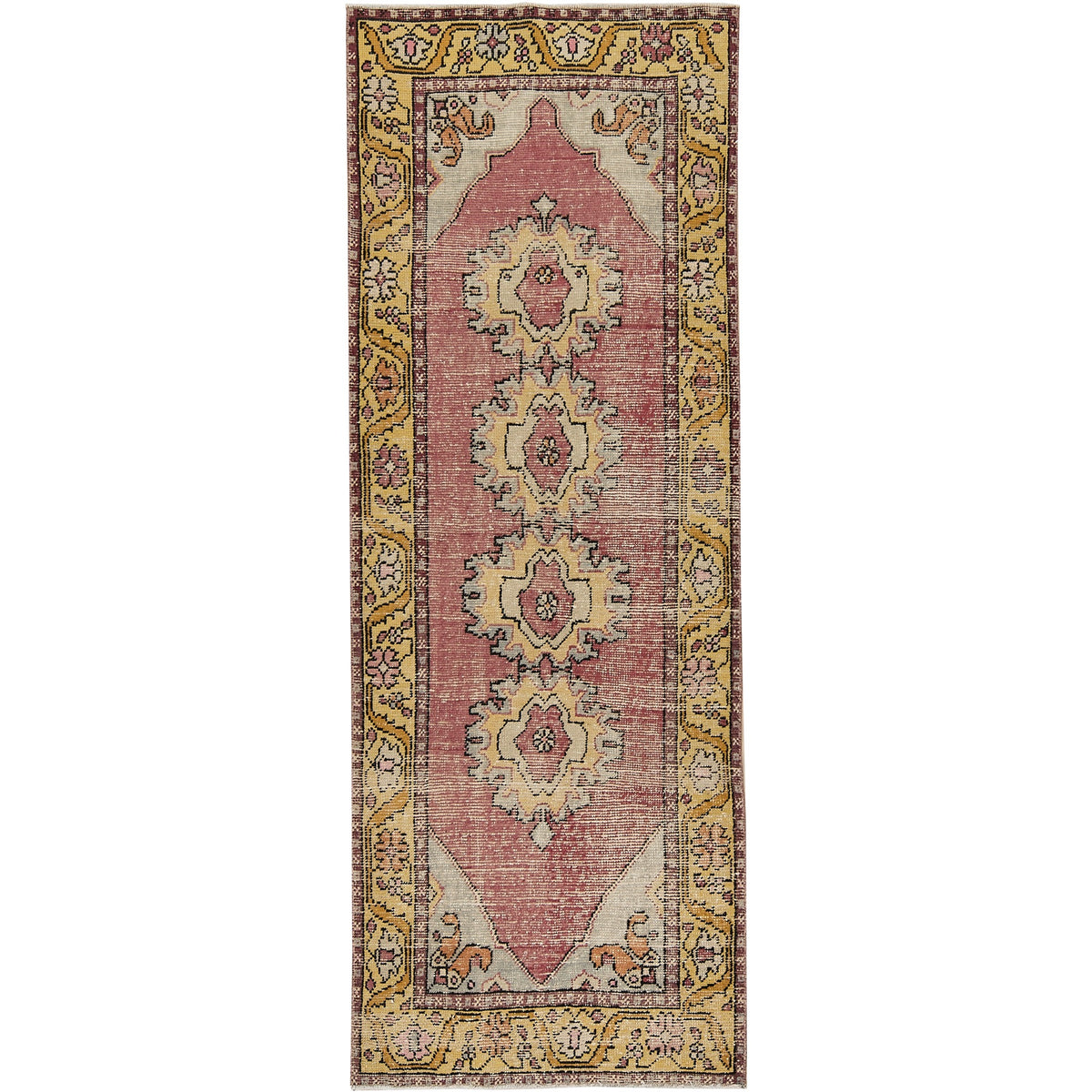 Jacinthia | Medallion Vintage | Plush Turkish Runner | Kuden Rugs
