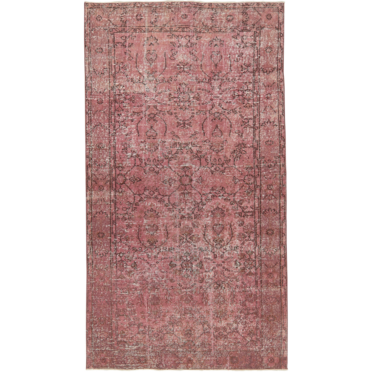 Jaclyn | Vintage Turkish Delight | Handwoven Pink Rug | Kuden Rugs