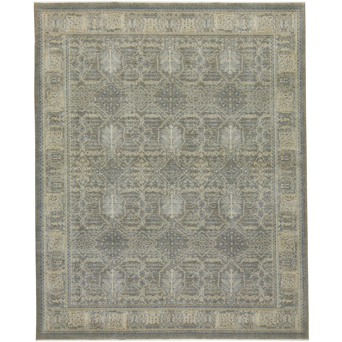 Jael | Sophisticated Gray Turkish Rug | Kuden Rugs