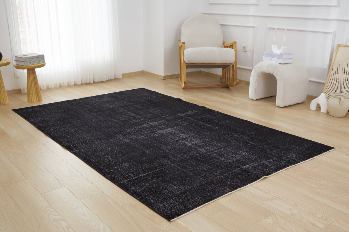 Jaylene | Understated Chic | Vintage Overdyed Carpet | Kuden Rugs