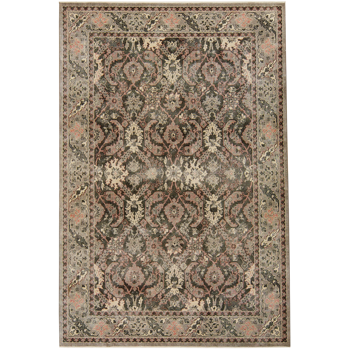 Jobeth | Elegant Black Oriental Rug | Kuden Rugs