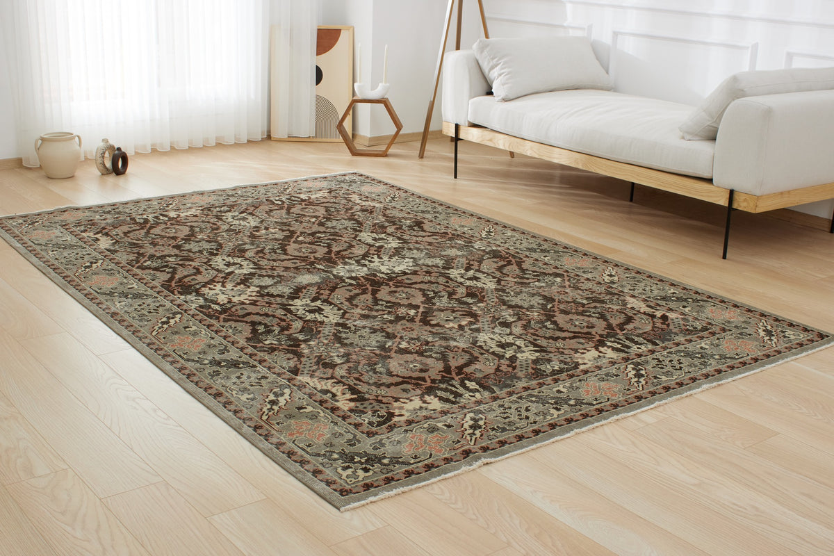 Jobeth | Handmade Wool-Cotton Area Elegance | Kuden Rugs