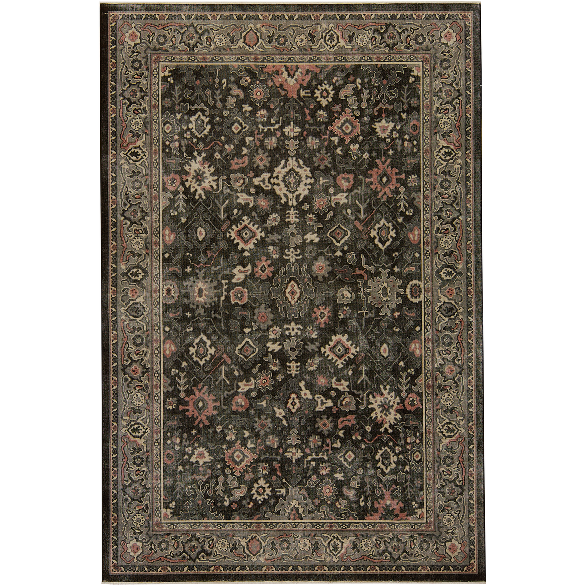 Jonnie | Sophisticated Black Oriental Rug | Kuden Rugs