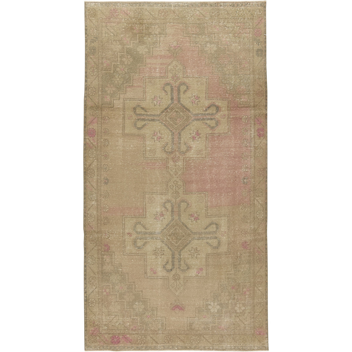 Jordan | Vintage Turkish Grandeur | Exquisite Pink Rug | Kuden Rugs