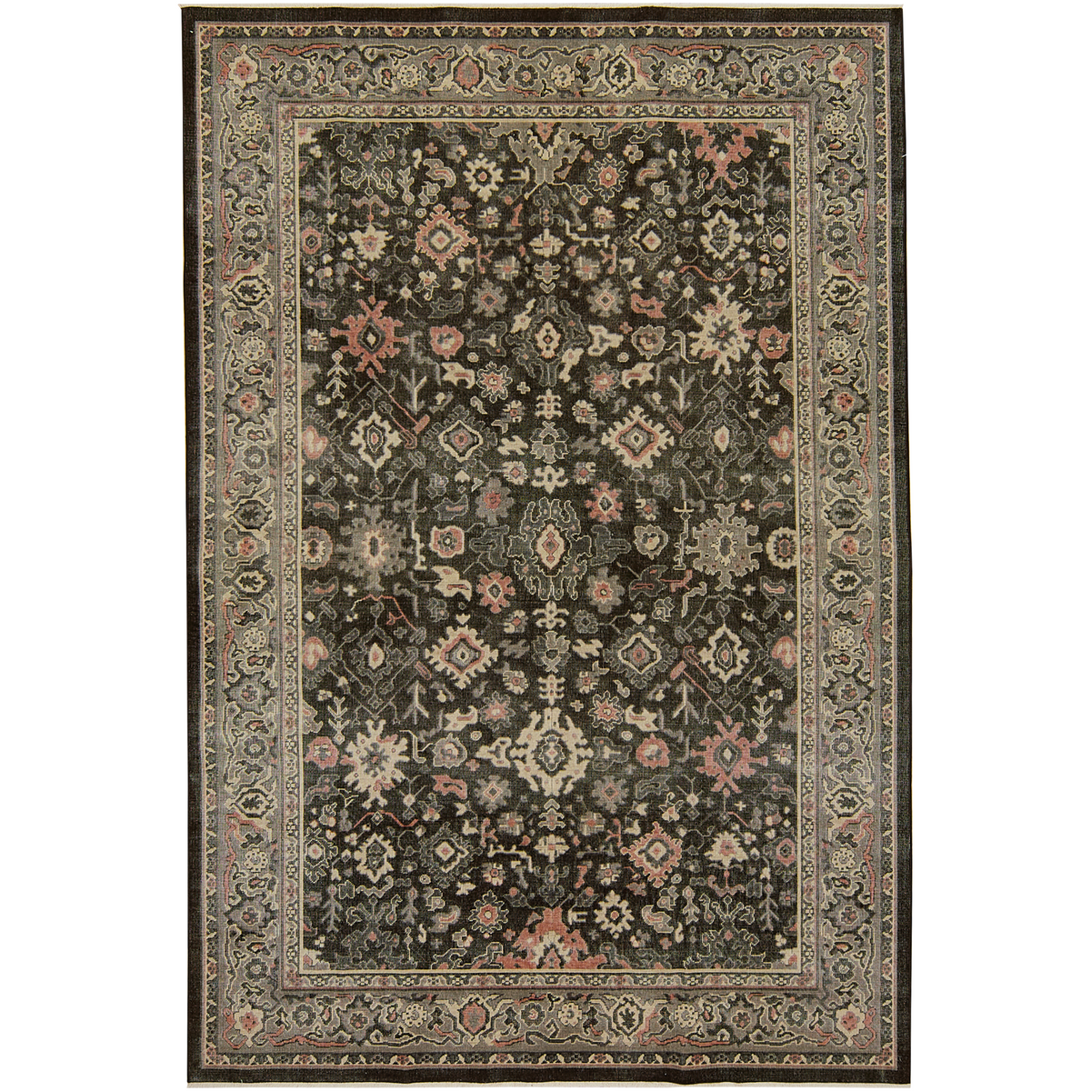 Joscelyne | Sophisticated Black Oriental Rug | Kuden Rugs