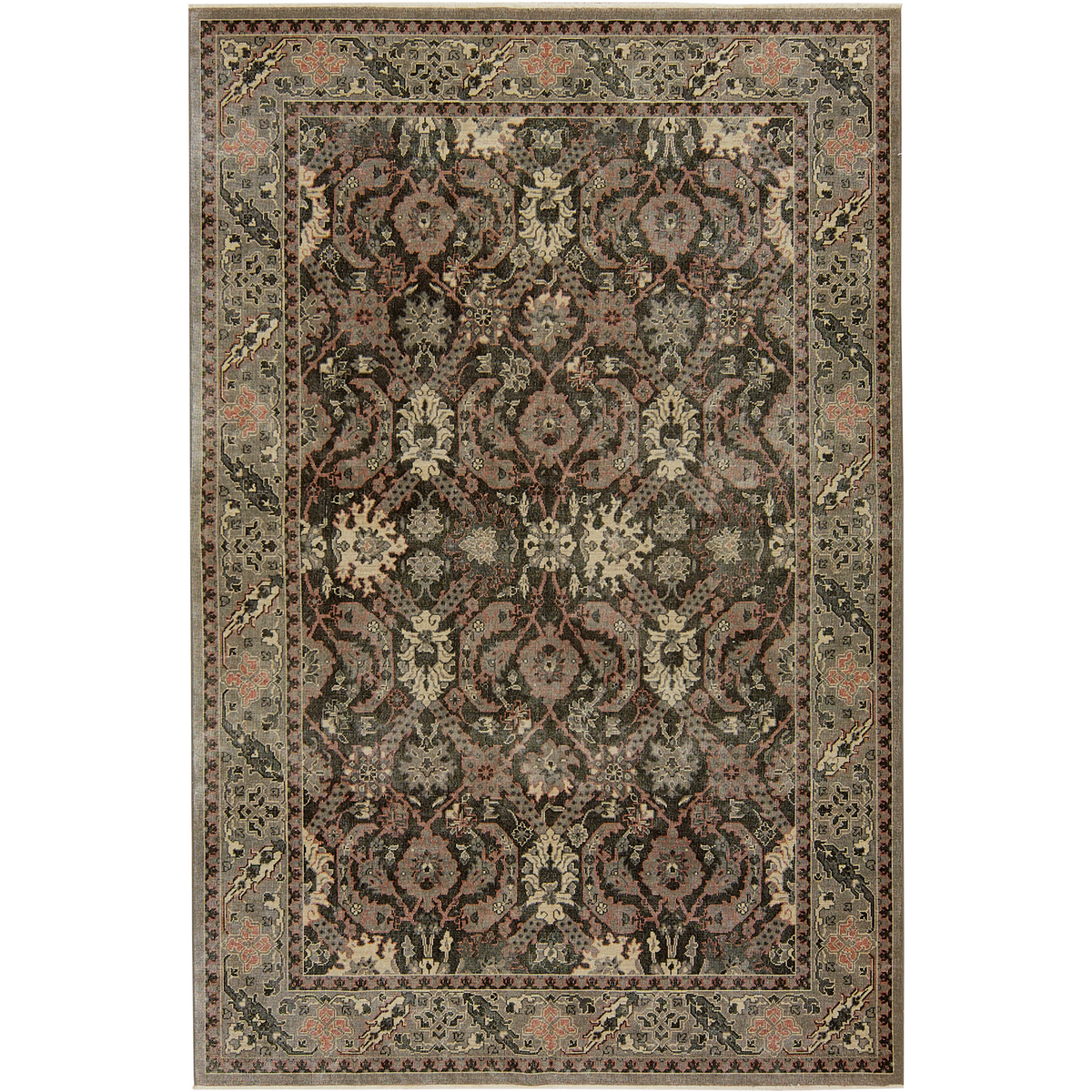 Josetta | Elegant Black Oriental Rug | Kuden Rugs