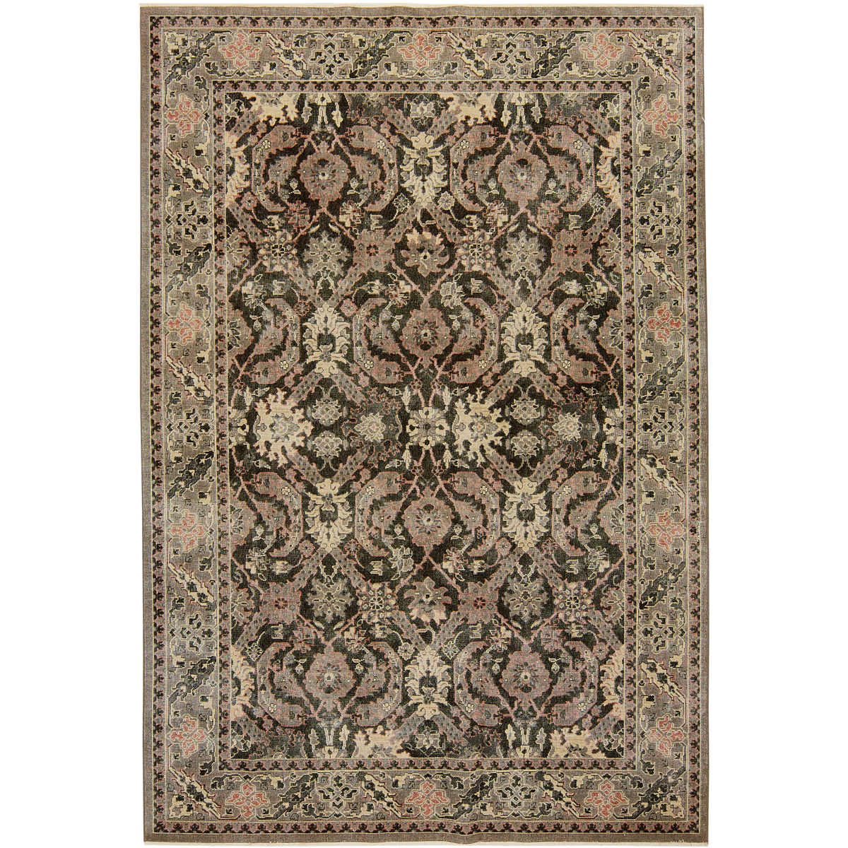 Justine | Sophisticated Black Oriental Rug | Kuden Rugs