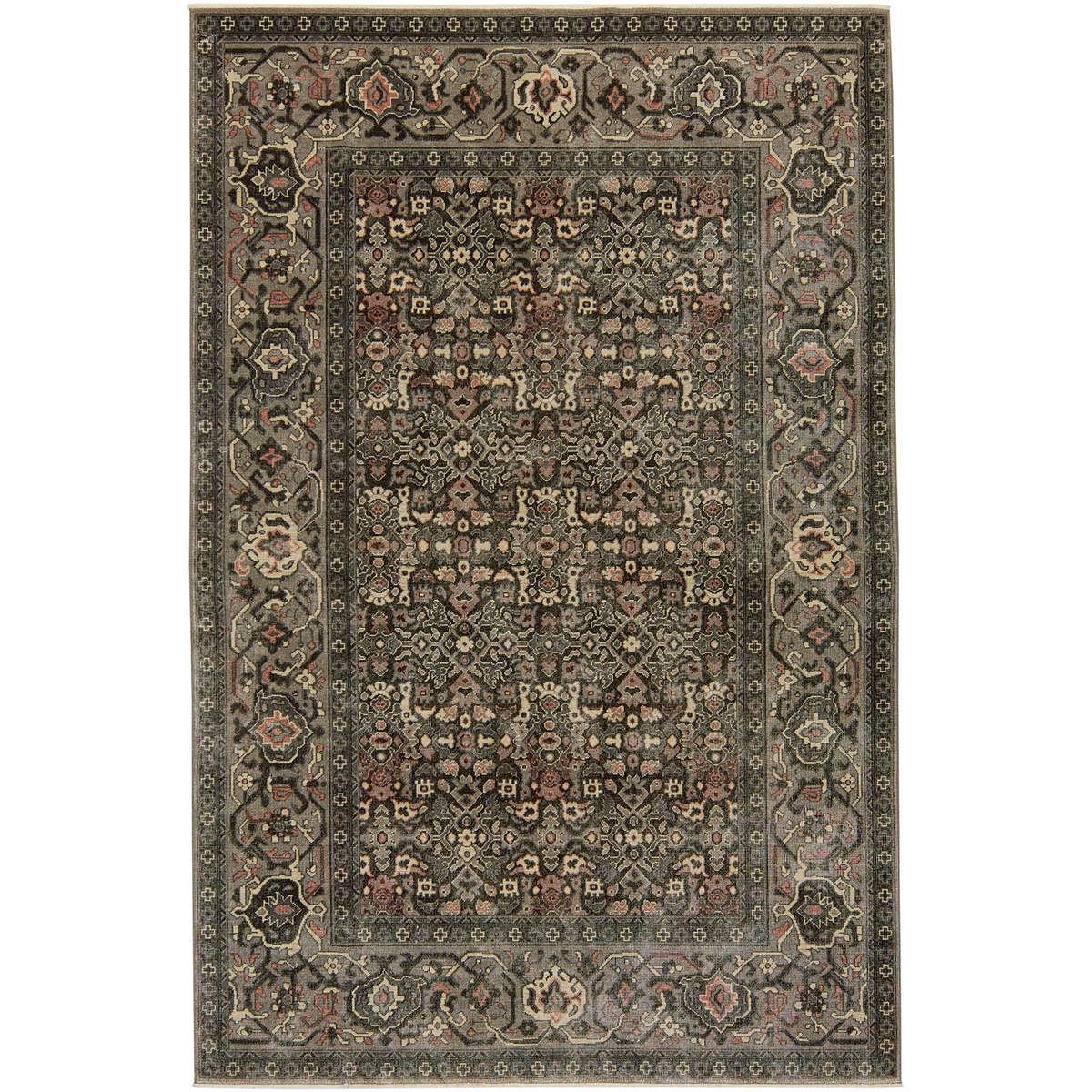 Kaisa | Elegant Black Oriental Rug | Kuden Rugs