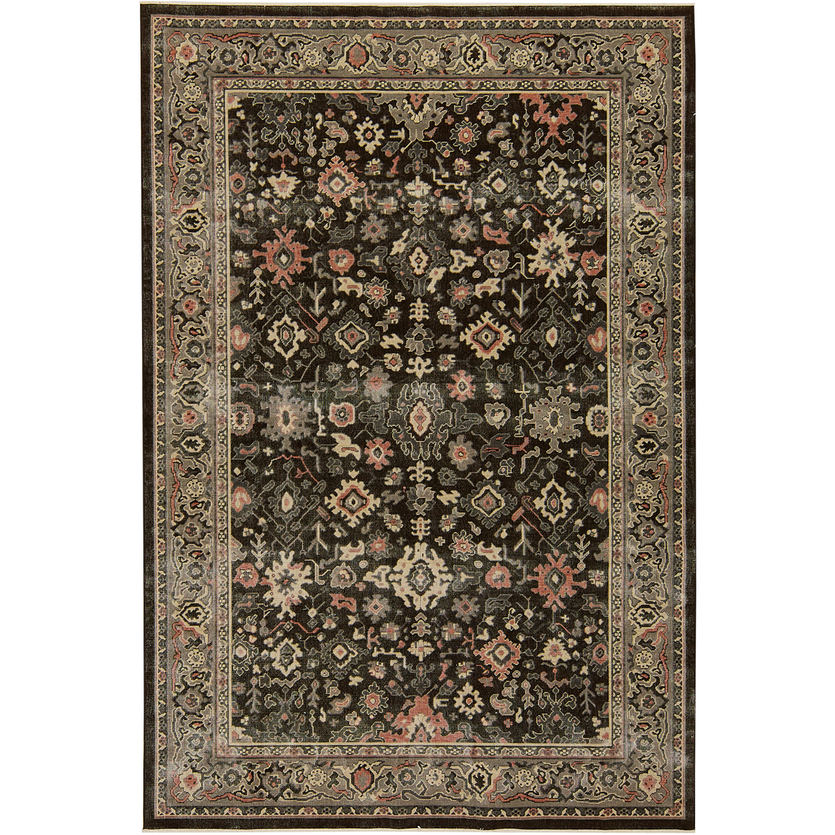 Kaitey | Sophisticated Black Oriental Rug | Kuden Rugs