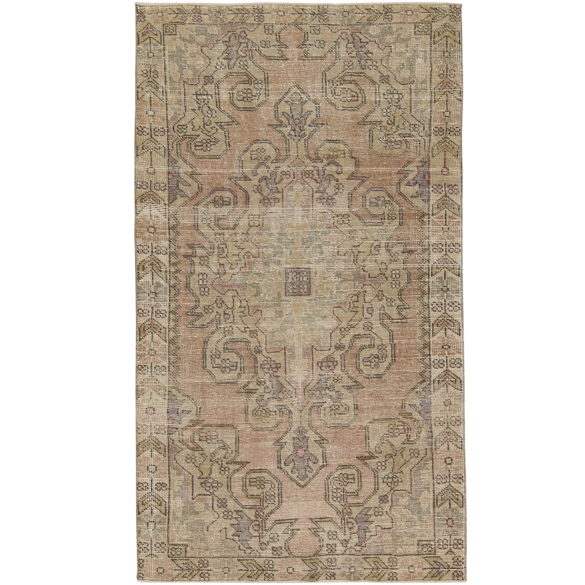 Kali | Vintage Turkish Splendor | Exquisite Pink Rug | Kuden Rugs