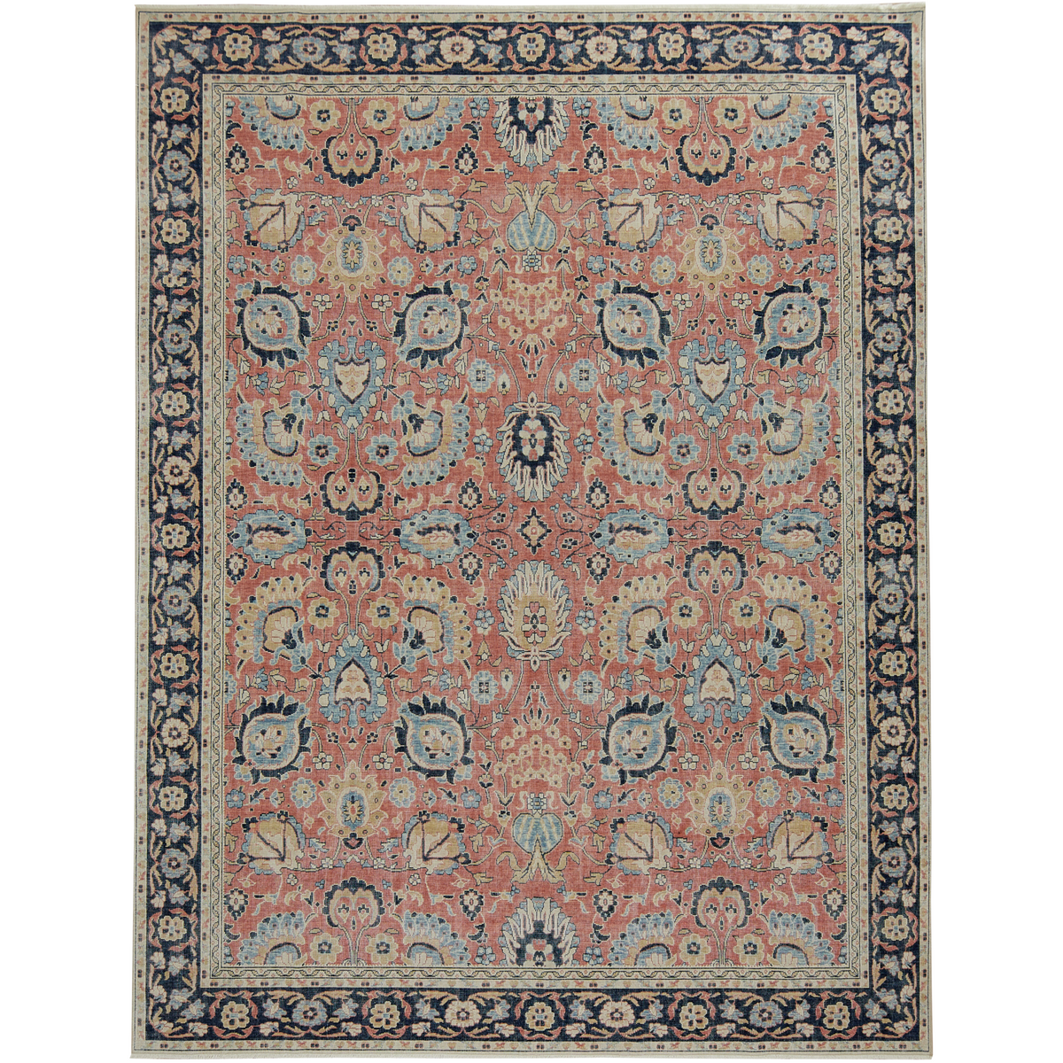 Kamila | Luxurious Red Floral Rug | Kuden Rugs