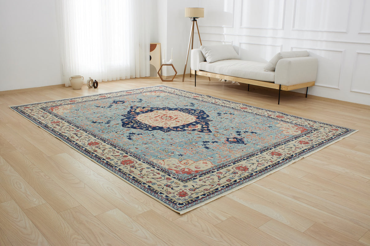 Kamna | Handmade Wool-Cotton Area Luxury | Kuden Rugs