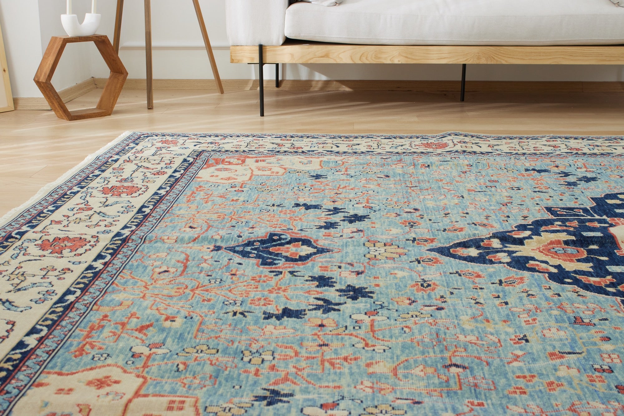 Kamna | Unique Medallion Pattern Rug | Kuden Rugs