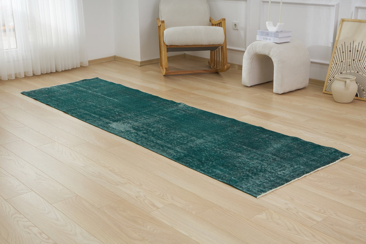 Kamra | Overdyed Oasis | Vintage Green Rug | Kuden Rugs