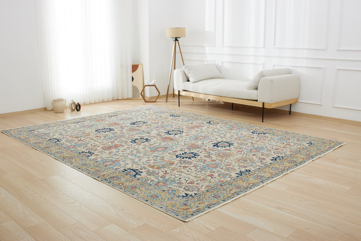 Kaoru | Handmade Wool-Cotton Area Opulence | Kuden Rugs