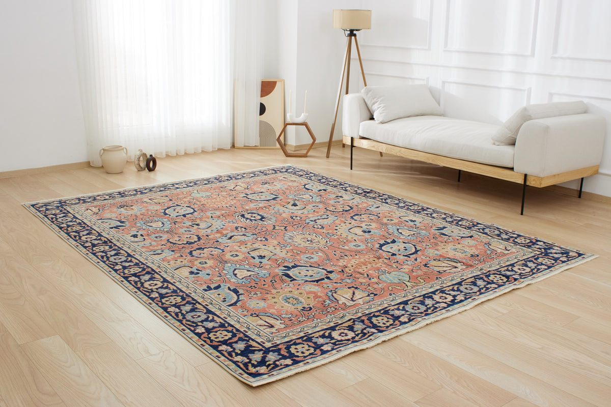 Karlah | Handmade Wool-Cotton Area Opulence | Kuden Rugs