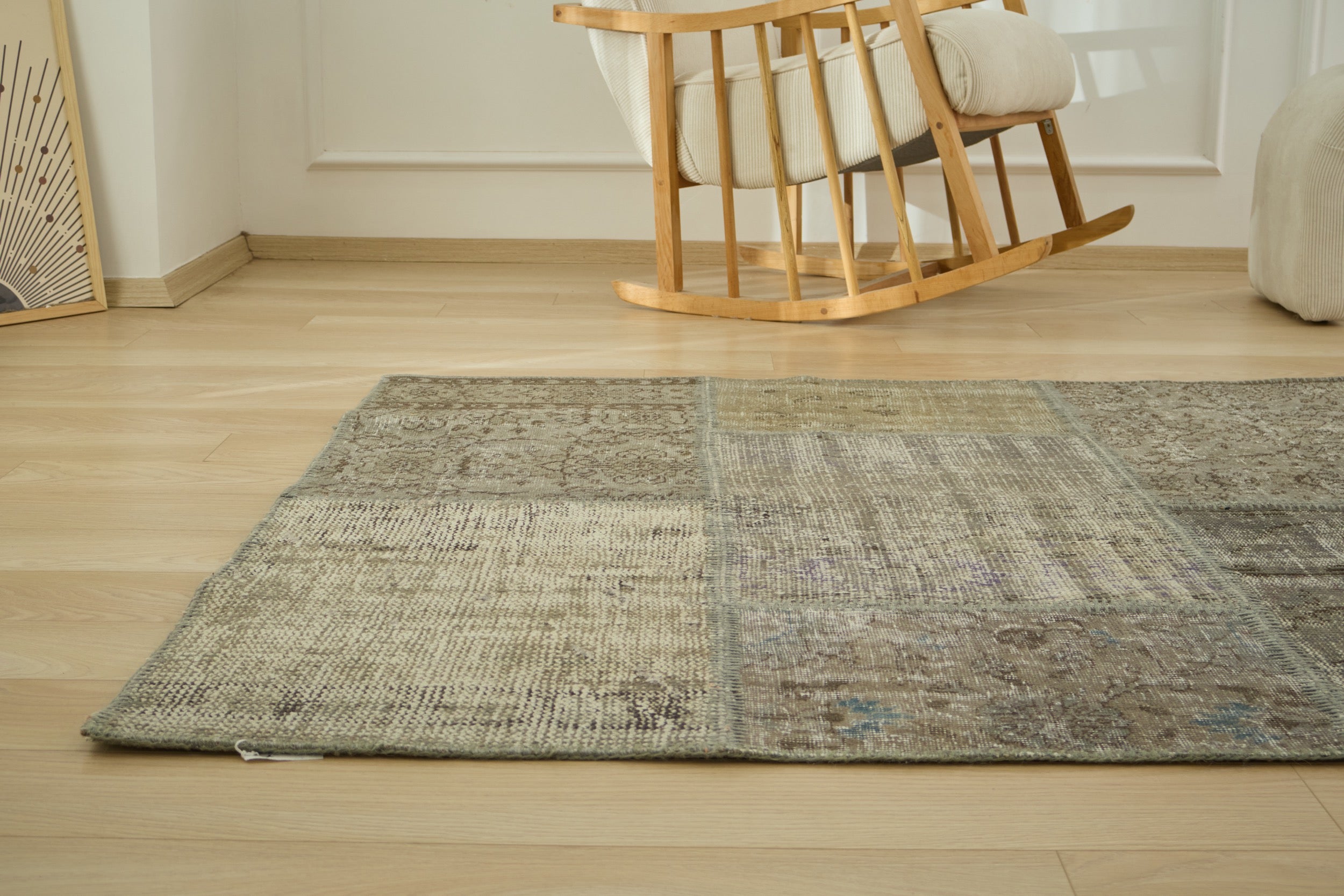 Kawena - Vintage Patchwork Rug | Kuden Rugs