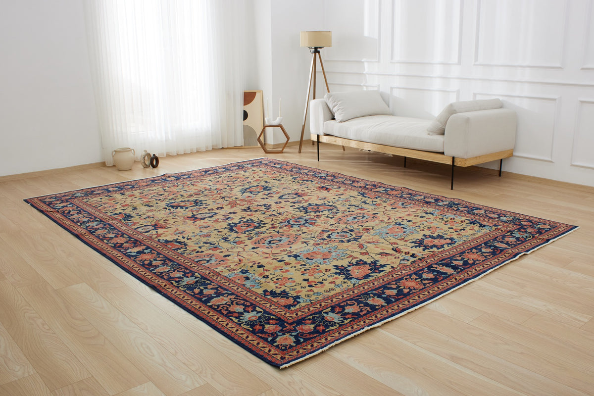 Kaytlin | Handmade Wool-Cotton Area Opulence | Kuden Rugs