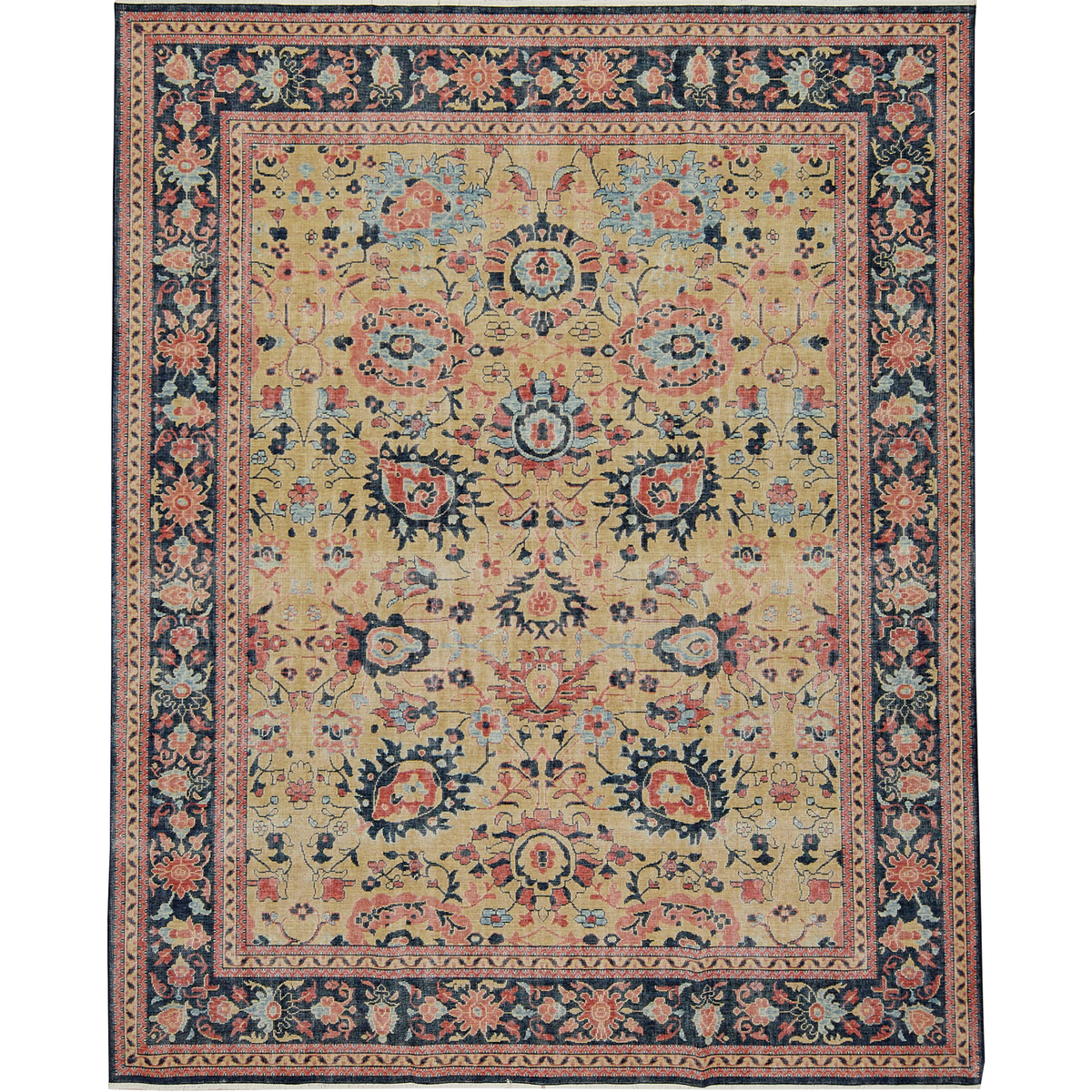 Keala | Luxurious Beige Floral Rug | Kuden Rugs