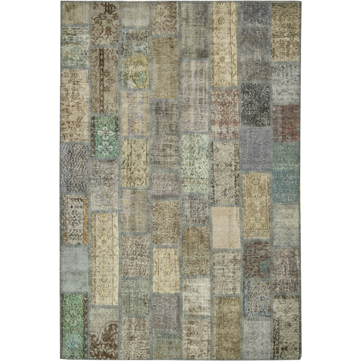 Keely - Vintage Patchwork Rug | Kuden Rugs
