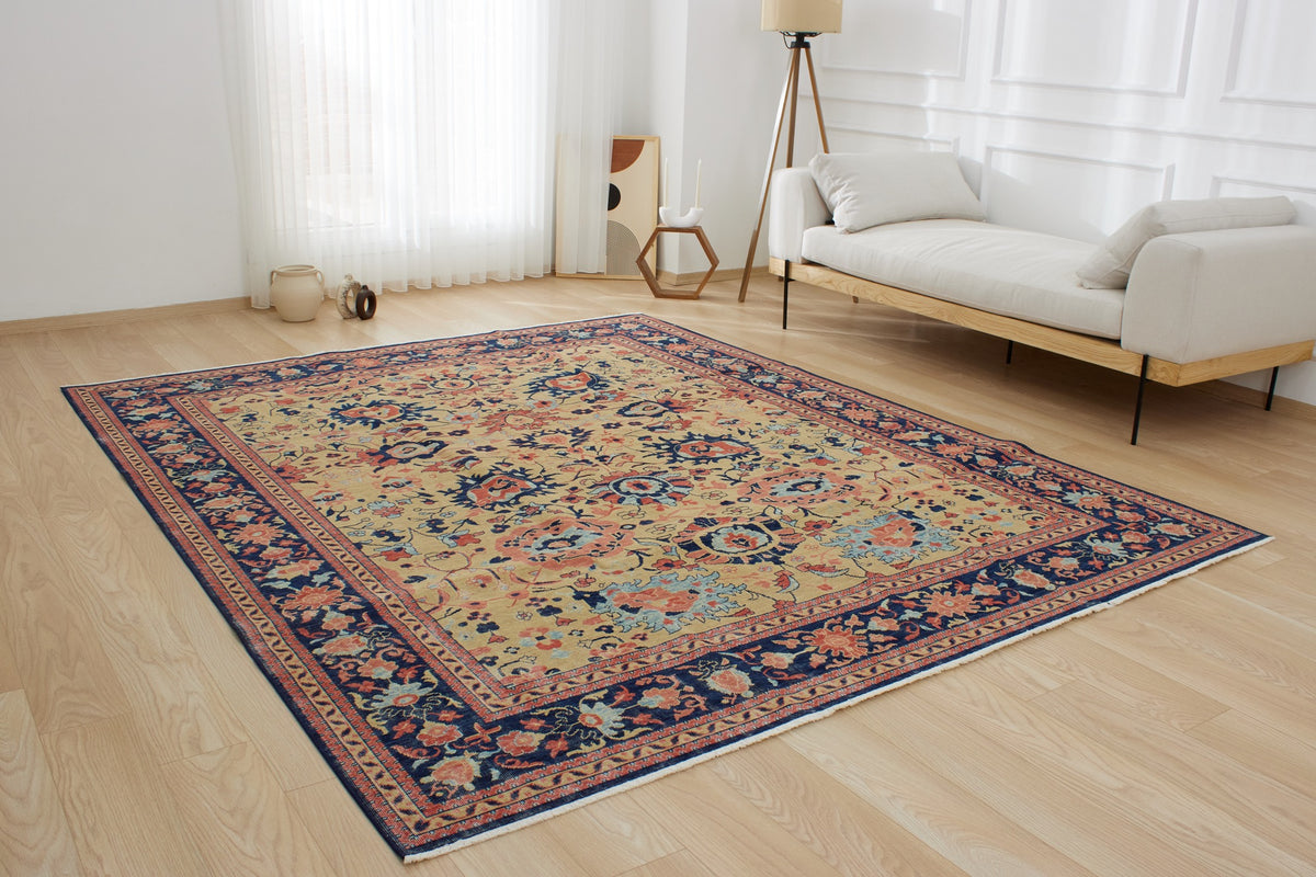 Kendrah | Handmade Wool-Cotton Area Luxury | Kuden Rugs