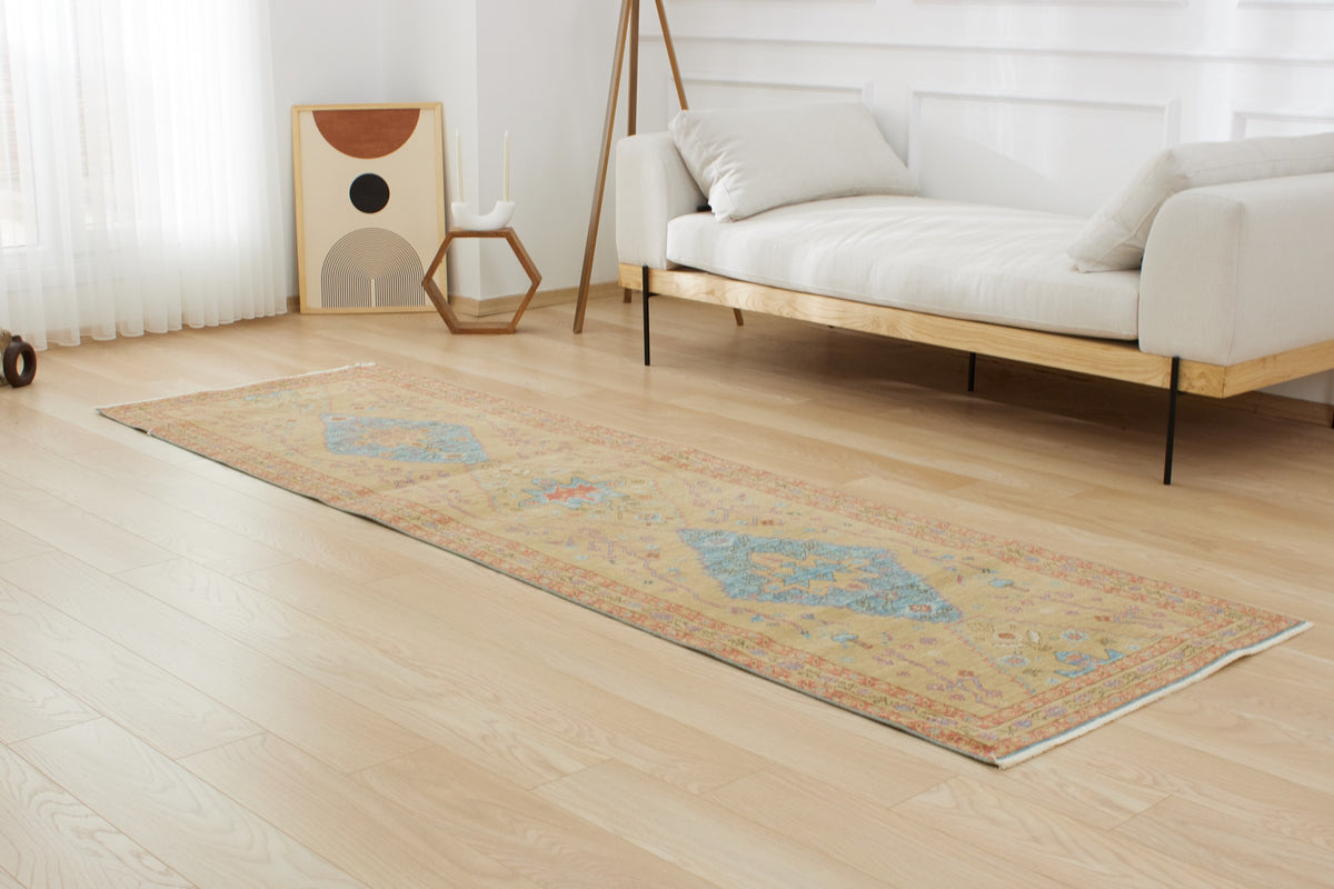 Khadaja | Handmade Wool-Cotton Runner Luxury | Kuden Rugs