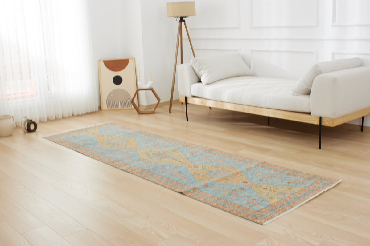 Kiersten | Handmade Wool-Cotton Runner Luxury | Kuden Rugs