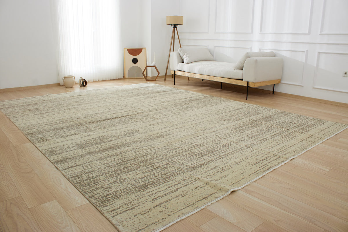 Kizzy | Handmade Wool-Cotton Area Opulence | Kuden Rugs