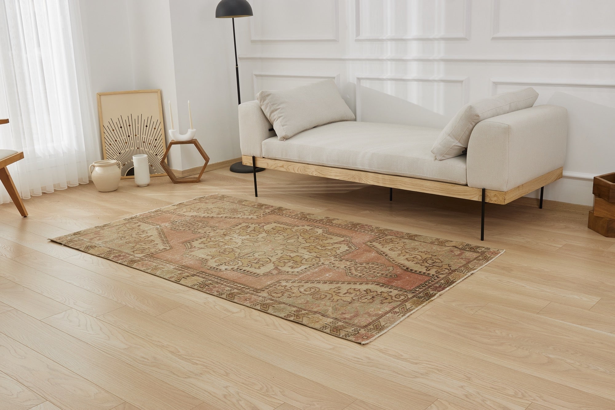 Turkish Anatolian Rug | Kyleigh's Geometric Elegance | Kuden Rugs